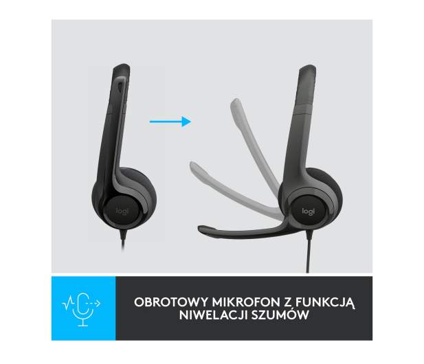 Logitech H390 czarny - 71783 - zdjęcie 6